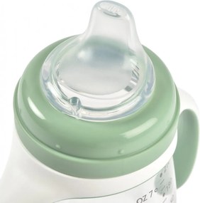 Béaba 2 az 1-ben Tanuló cumisüveg 210 ml - Zsályazöld