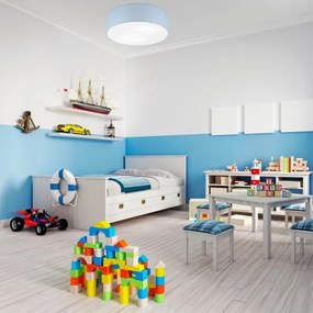 Mennyezeti lámpa SIRJA PASTEL 2xE27/60W/230V átm. 45 cm kék