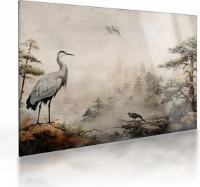 Üveg kép - Rajzfilm tájkép (70x50 cm)