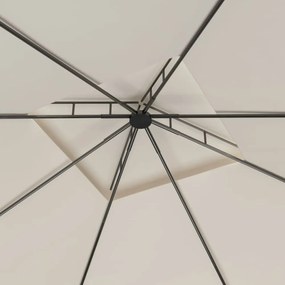 krémszínű pavilon 3 x 3 x 2,7 m 160 g/m²