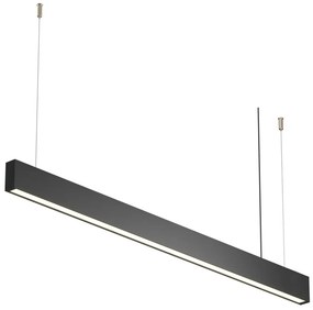 MAYTONI P051PL-36W2-7-6K-B BASIS Modern Led Függesztett Lámpa Fekete LED IP20