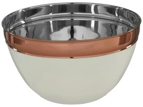 Rézszínű-bézs rozsdamentes acél tál ø 26 cm Prescott – Premier Housewares