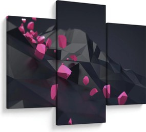 A 3D absztrakció képe (90x60 cm)