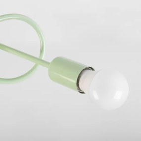 Felületre szerelhető csillár OXFORD 3xE27/15W/230V zöld