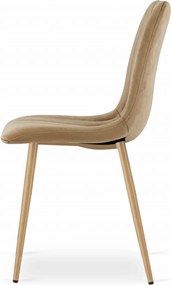 AKCIÓ Barna bársony szék LAVA II. osztály