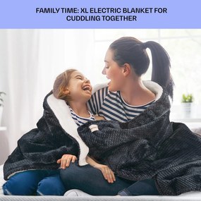 Klarstein DR Watson Deluxe XXL, elektromos takaró, 160 W, 9 fűtési fokozat, 200 x 180 cm