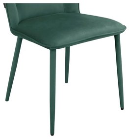 Zöld bársony étkezőszék szett 2 db-os Wilma – Støraa