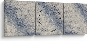 Kép - Hullámminta (órával) (90x30 cm)