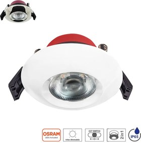 Prezent NYX 49057 Beépíthető spotlámpa 1x8W/LED 880lm IP65