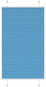 pliszírozott redőny kék 75x150 cm szövetszélesség 74,4 cm