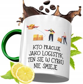 Zöld Bögre Logisztikusnak Születésnapi Ajándék fényképes nyomtatással