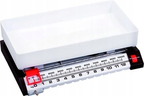 Konyhai Mérleg mechanikus kézi fém tállal retro vintage 13 kg