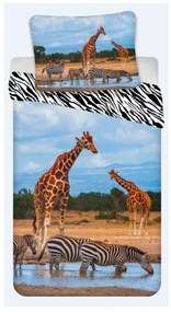 Szafari Savannah ágyneműhuzat 140x200 cm, 70x90 cm