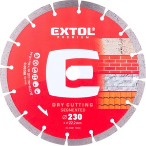 Gyémánttárcsa 230 Gránit Beton Kocka Tégla Tetőcserép Szegmens