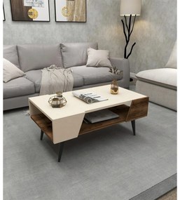 Aren Beige and Light Walnut konferenciaasztal