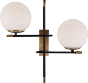 Italux glamour modern fali lámpa stelia antik bronz fehér matt fekete itxwl-43660-2