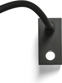 RENDL AIM na husím krku černá 230V LED 3W 45° 3000K
