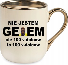 Nem Vagyok Meleg Bögre Elegáns Bézs Ajándék Születésnap Karácsony +csomagolás