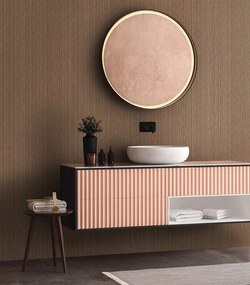 Holden Decor Essence Kilim rozsda csíkos fémhatású vlies tapéta – 66270