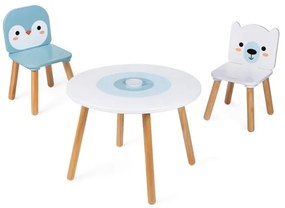 Janod - Fa asztal székekkel