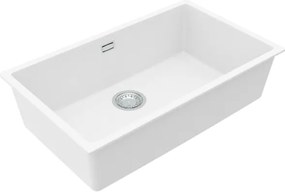 ALVEUS 1150058 - OMNI 75x45 cm gránit konyhai mosogató, fehér