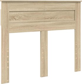 vidaXL Fejtámla Sonoma tölgy 135 cm Faanyag