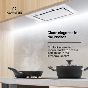 Klarstein Hektor Eco, páraelszívó, 52 cm, 466 m³/ó, érintéses vezérlés, üveg