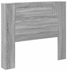 Fejtámla polcokkal Szürke Sonoma 120 x 16,5 x 103,5 cm Faanyag