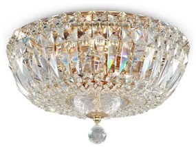 Maytoni DIA100-CL-03-G - Mennyezeti lámpa BASFOR 3xE14/60W/230V arany