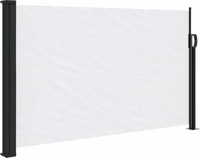 vidaXL fehér behúzható oldalsó napellenző 117 x 300 cm