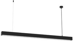 LUNGO T8 lógcsillár 1xG13/18W/230V fekete