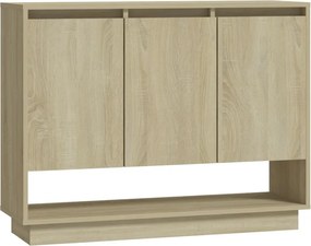 vidaXL sonoma tölgy színű szerelt fa tálalószekrény 97 x 31 x 75 cm