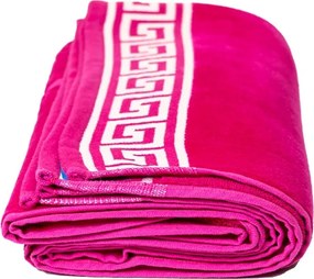 POSEIDON Strandtörölköző magenta 165x90cm