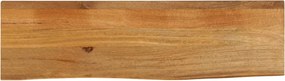 vidaXL tömör mangófa természetes élű asztallap 100 x 40 x 2,5 cm