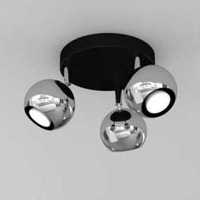 Spotlámpa COMET 3xGU10/8W/230V fekete/fényes króm