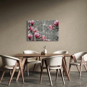 Kép virággal (90x60 cm)
