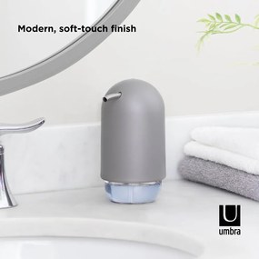 Szürke műanyag szappanadagoló 230 ml Touch – Umbra