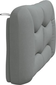 világosszürke szövet fejtámla párna Hvar 120 cm