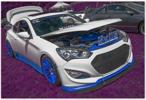 Poszterek 200x135 Fehér sportautó