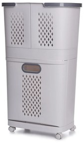 4Home HANDY univerzális tároló kosarak kerekeken, 2 emeletes