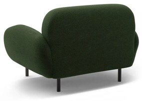 Zöld buklé fotel Poppy – Micadoni