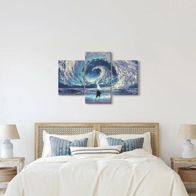 Kép - Illusztráció egy lándzsás fiúról (90x60 cm)