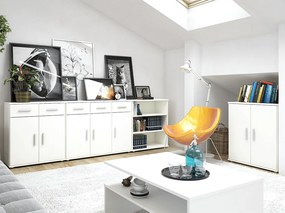 Komód, fehér, RESITA TYP 2