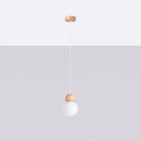 Sollux SL.1390 - Csillár zsinóron PEKKA 1xG9/8W/230V fehér