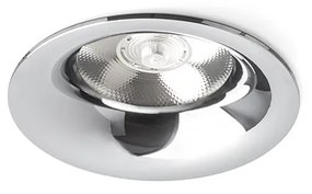 RENDL SHARM BASE zápustná chrom 230V LED 10W 24° 3000K
