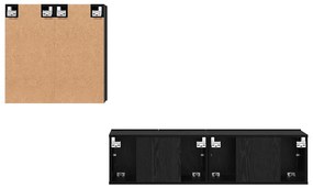 TV szekrény garnitúra 4 pcs Musta tammi 120 x 30 x 30 cm