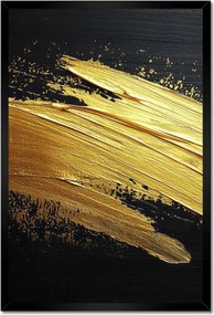 Poszter fekete keretben 40x60 Arany csillogás ecsettel