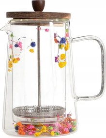 Seco duplafalú sörfőző virágokkal 0,7 l Homla