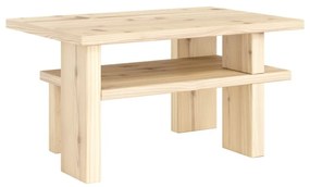 Natúr színű borovi fenyő dohányzóasztal 45x68 cm Japan – Karup Design