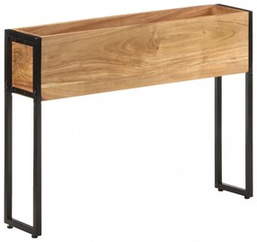 tömör akácfa virágtartó 90 x 20 x 68 cm